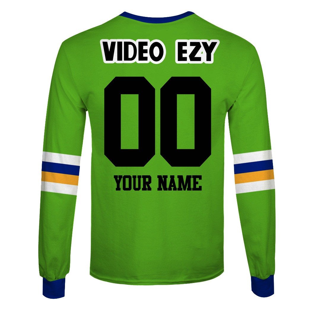 Canberra Raiders 1990 Video Ezy ARL/NRL Vintage Retro Heritage Jersey Full Custom Name Number
