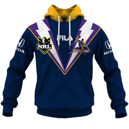 Personalised NRL Melbourne Storm 1999 Vintage Home Jersey Full Custom Name Number