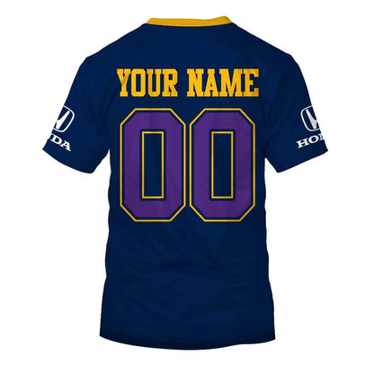 Personalised NRL Melbourne Storm 1999 Vintage Home Jersey Full Custom Name Number