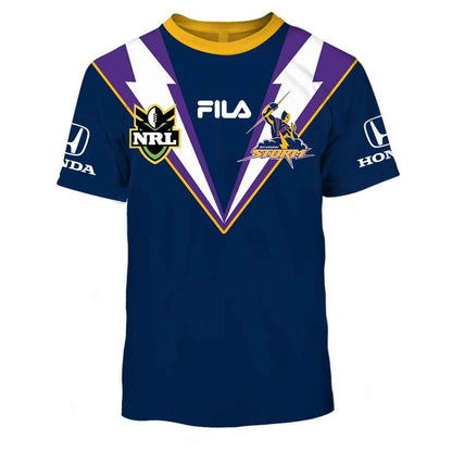 Personalised NRL Melbourne Storm 1999 Vintage Home Jersey Full Custom Name Number