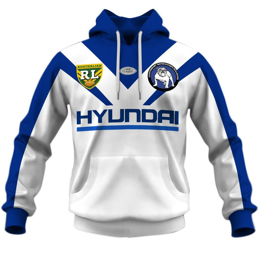 Canterbury Bankstown Bulldogs 1995 ARL/NRL Retro Heritage Jersey Full Custom Name Number