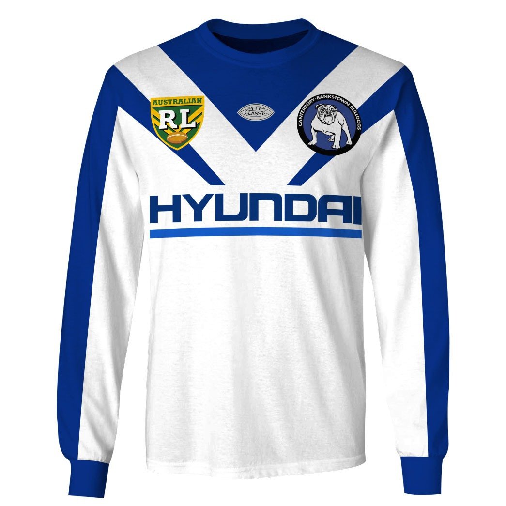 Canterbury Bankstown Bulldogs 1995 ARL/NRL Retro Heritage Jersey Full Custom Name Number