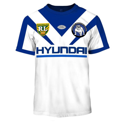 Canterbury Bankstown Bulldogs 1995 ARL/NRL Retro Heritage Jersey Full Custom Name Number
