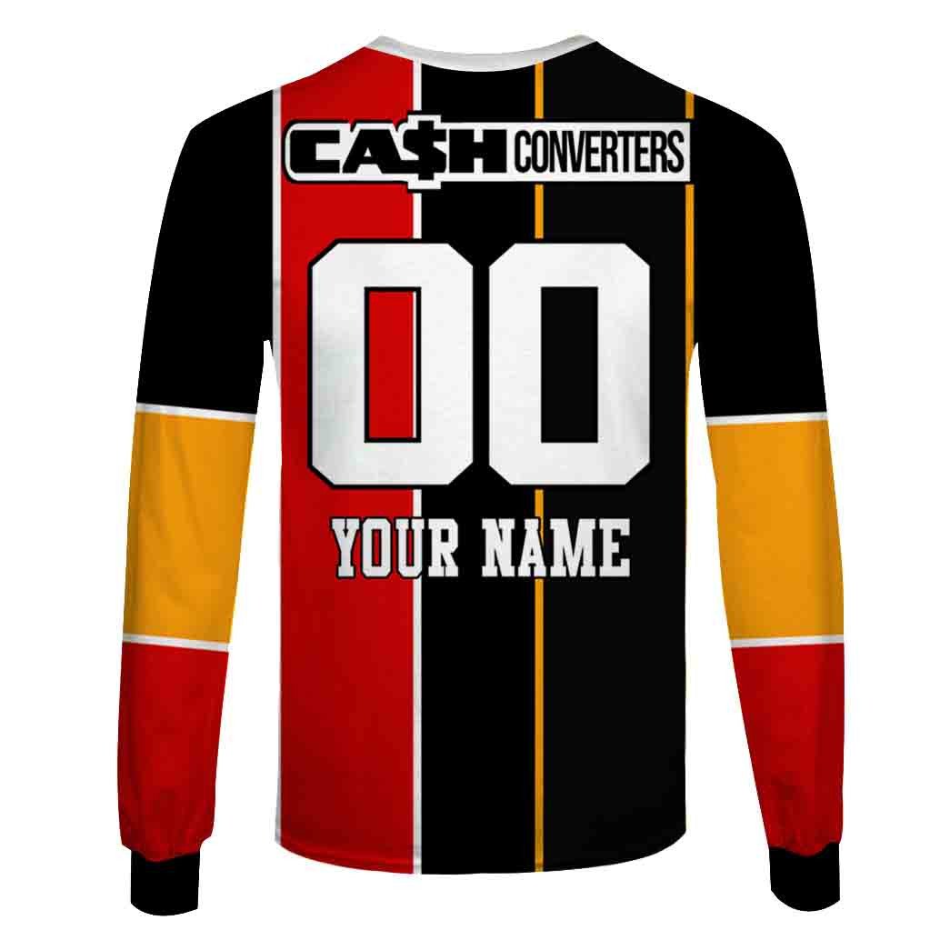 Vintage 1995 NRL Western Reds Retro Jersey Full Custom Name Number