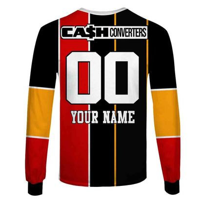 Vintage 1995 NRL Western Reds Retro Jersey Full Custom Name Number