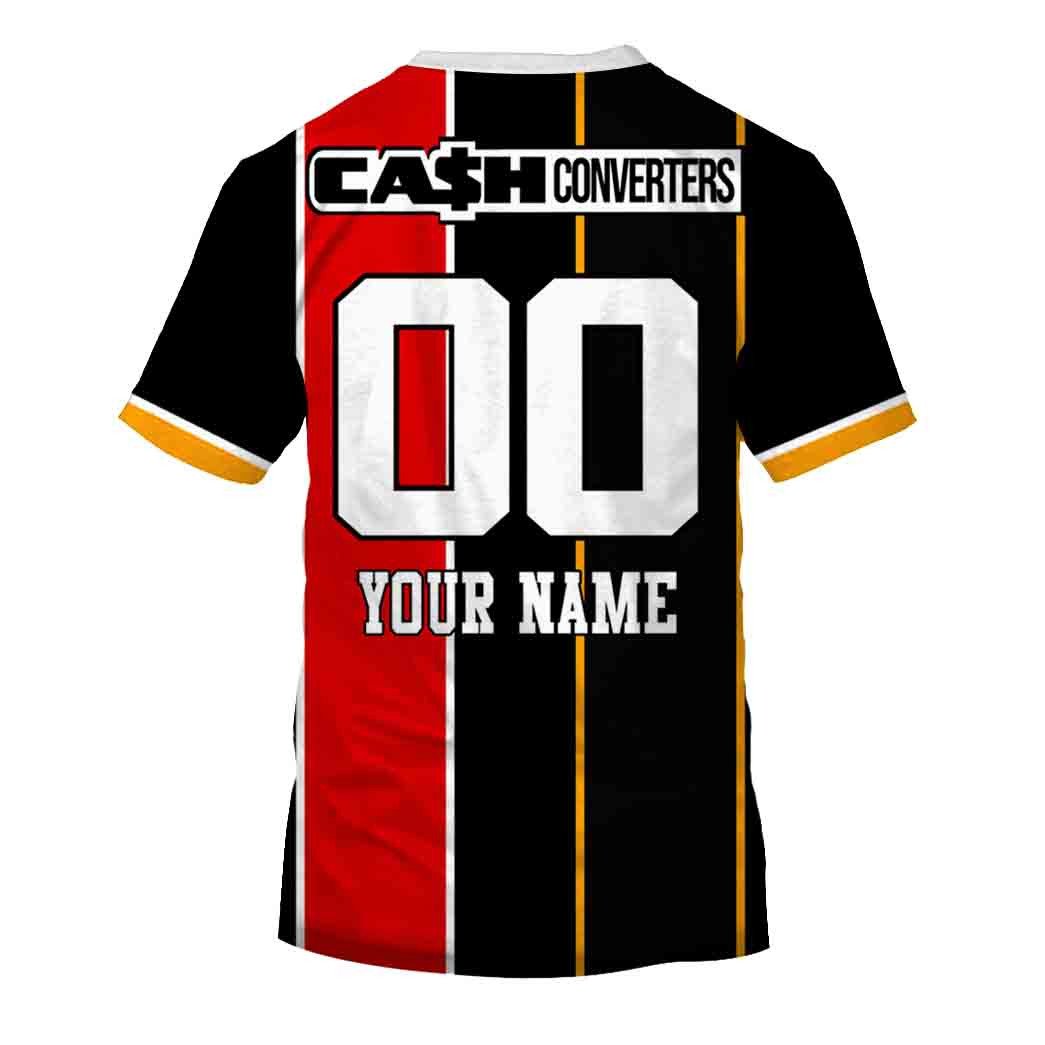 Vintage 1995 NRL Western Reds Retro Jersey Full Custom Name Number