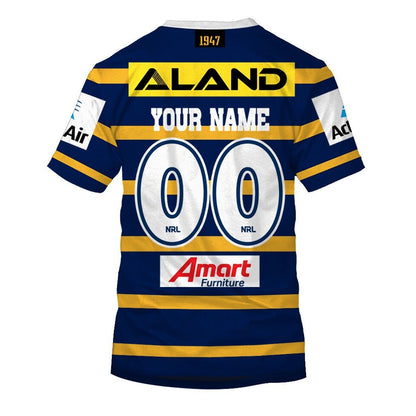 Personalized Parramatta Eels 2019 Home Jersey Full Custom Name Number