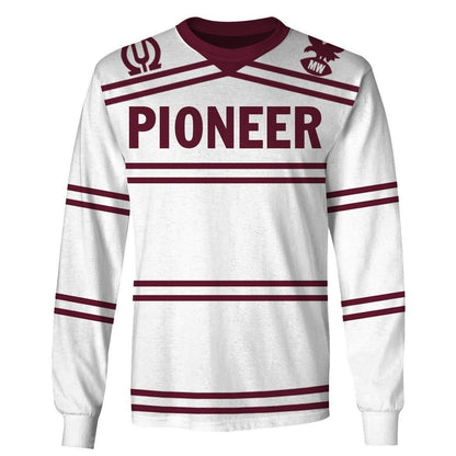 Personalized Manly Sea Eagles NRL 1976 Retro Throwback Vintage Jersey Full Custom Name Number