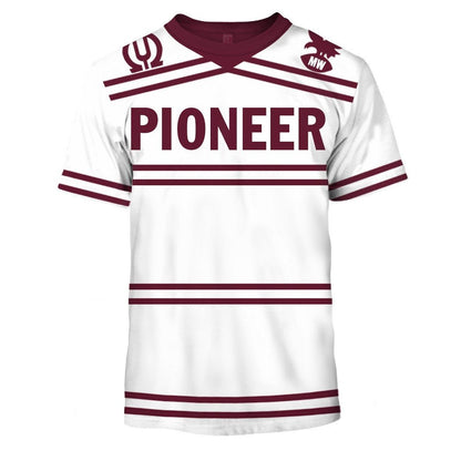 Personalized Manly Sea Eagles NRL 1976 Retro Throwback Vintage Jersey Full Custom Name Number