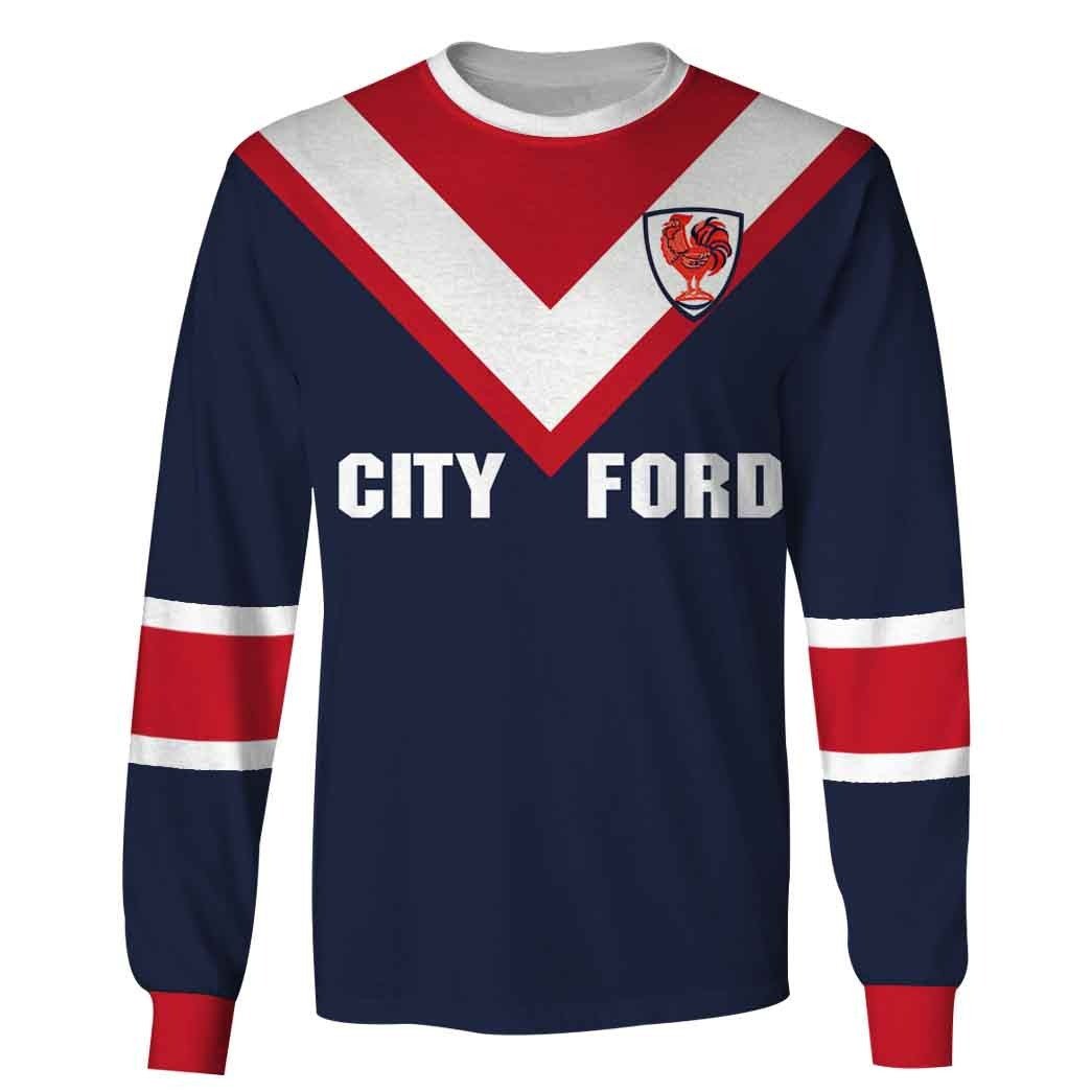 Sydney Roosters 1976 ARL/NRL Vintage Retro Jersey Full Custom Name Number