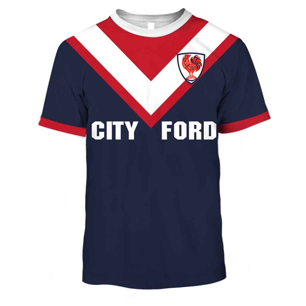 Sydney Roosters 1976 ARL/NRL Vintage Retro Jersey Full Custom Name Number