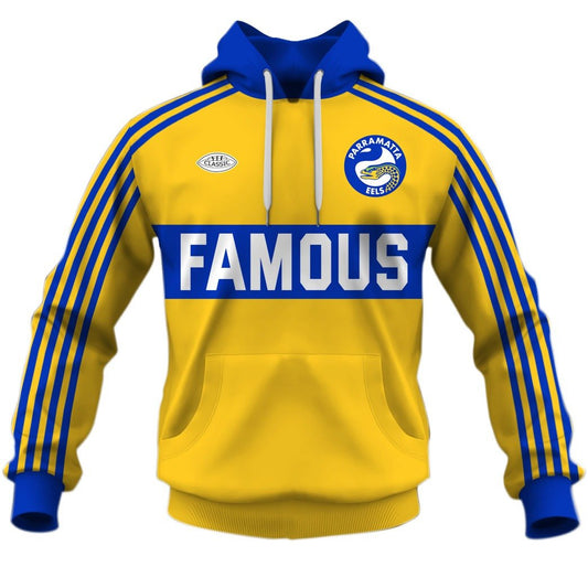 Parramatta Eels 1980 Famous ARL/NRL Vintage Retro Jersey Full Custom Name Number