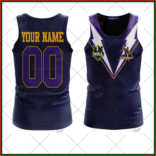 Personalized Vintage NRL Melbourne Storm 1999 Home Tank Top For Men Women Custom Name Number