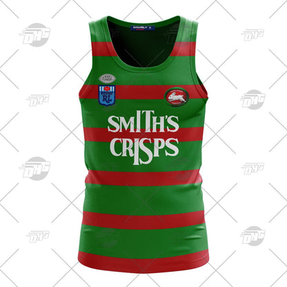 Personalized 1989 South Sydney Rabbitohs Vintage Retro Tank Top For Men Women Custom Name Number