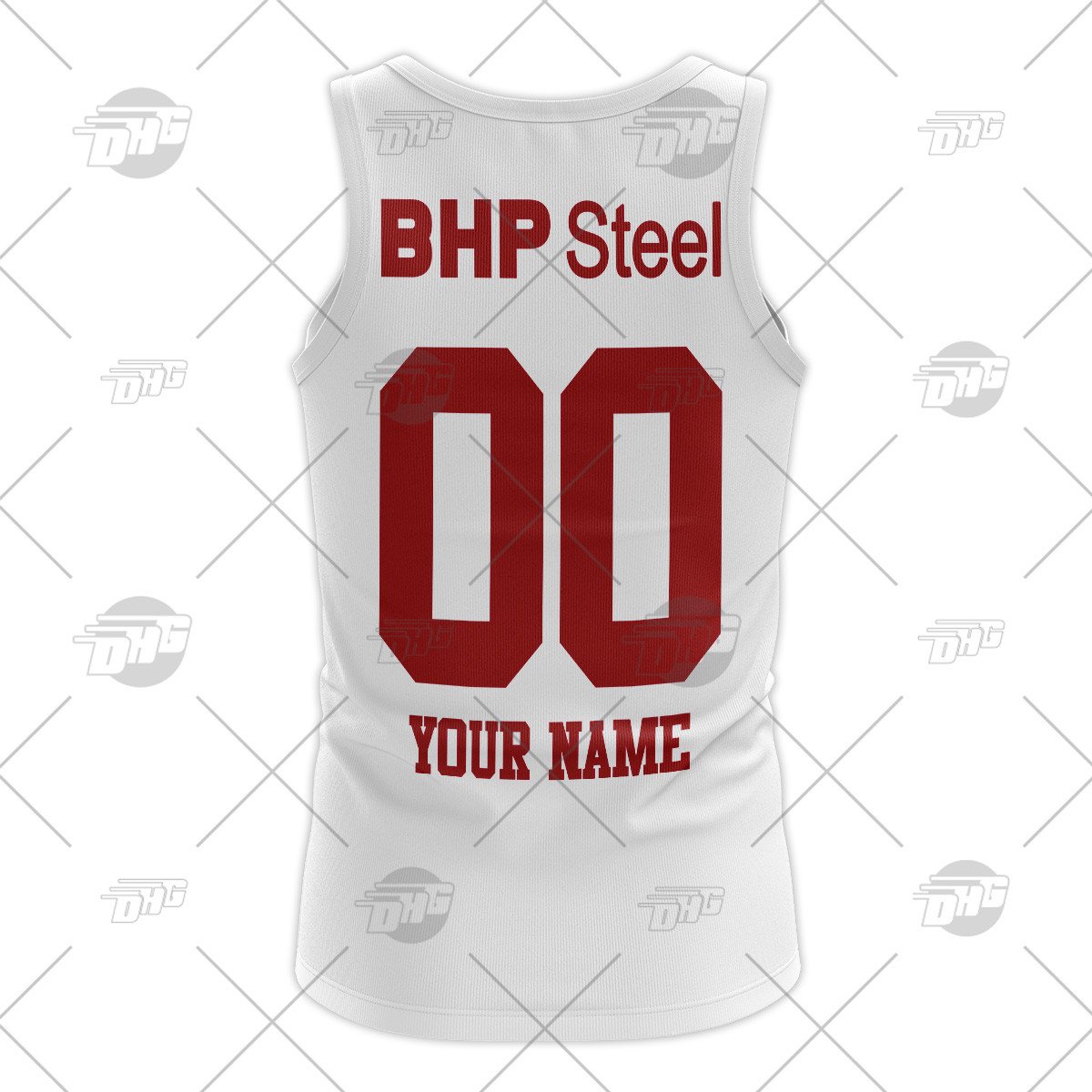 Personalized Illawarra Steelers 1987 ARL/NRL Vintage Retro White Away Tank Top For Men Women Custom Name Number
