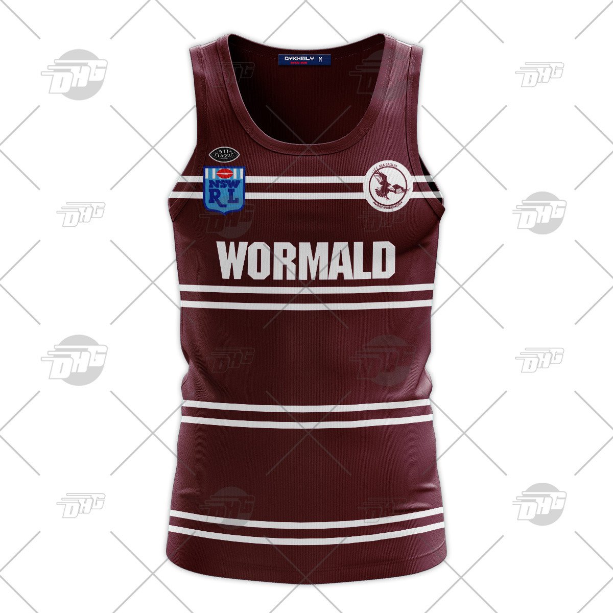 Personalized Manly Sea Eagles 1987 ARL/NRL Vintage Retro Tank Top For Men Women Custom Name Number