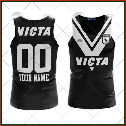 Personalized Western Suburbs Magpies 1978 ARL/NRL Vintage Retro Tank Top For Men Women Custom Name Number