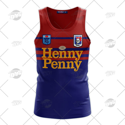 Personalized Newcastle Knights 1988 ARL/NRL Retro Heritage Vintage Tank Top For Men Women Custom Name Number