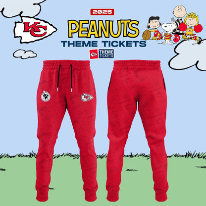 Kansas City Chiefs x Peanuts Limited Editions - Hoodie + Joggers + Cap