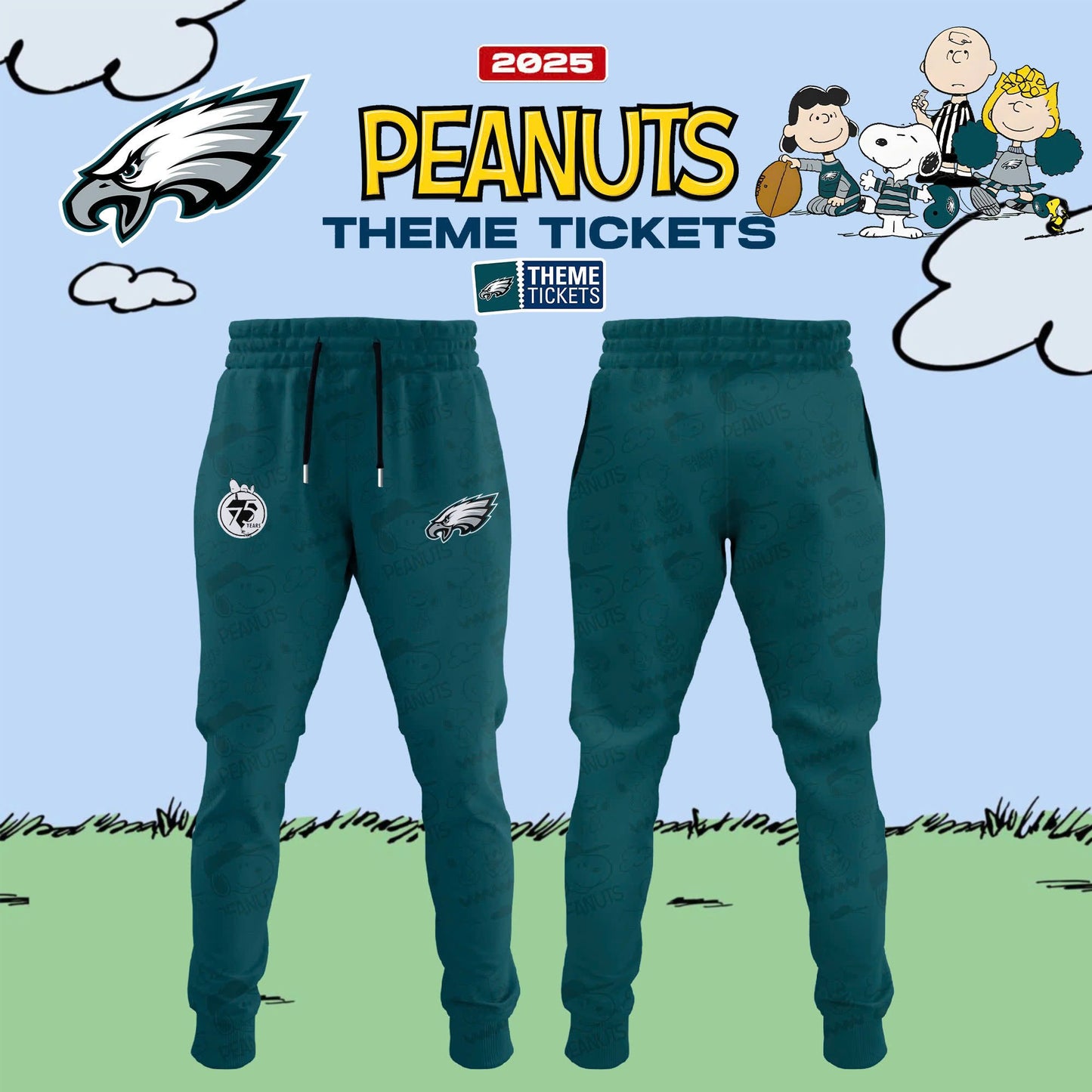 Philadelphia Eagles x Peanuts Limited Editions - Hoodie + Joggers + Cap