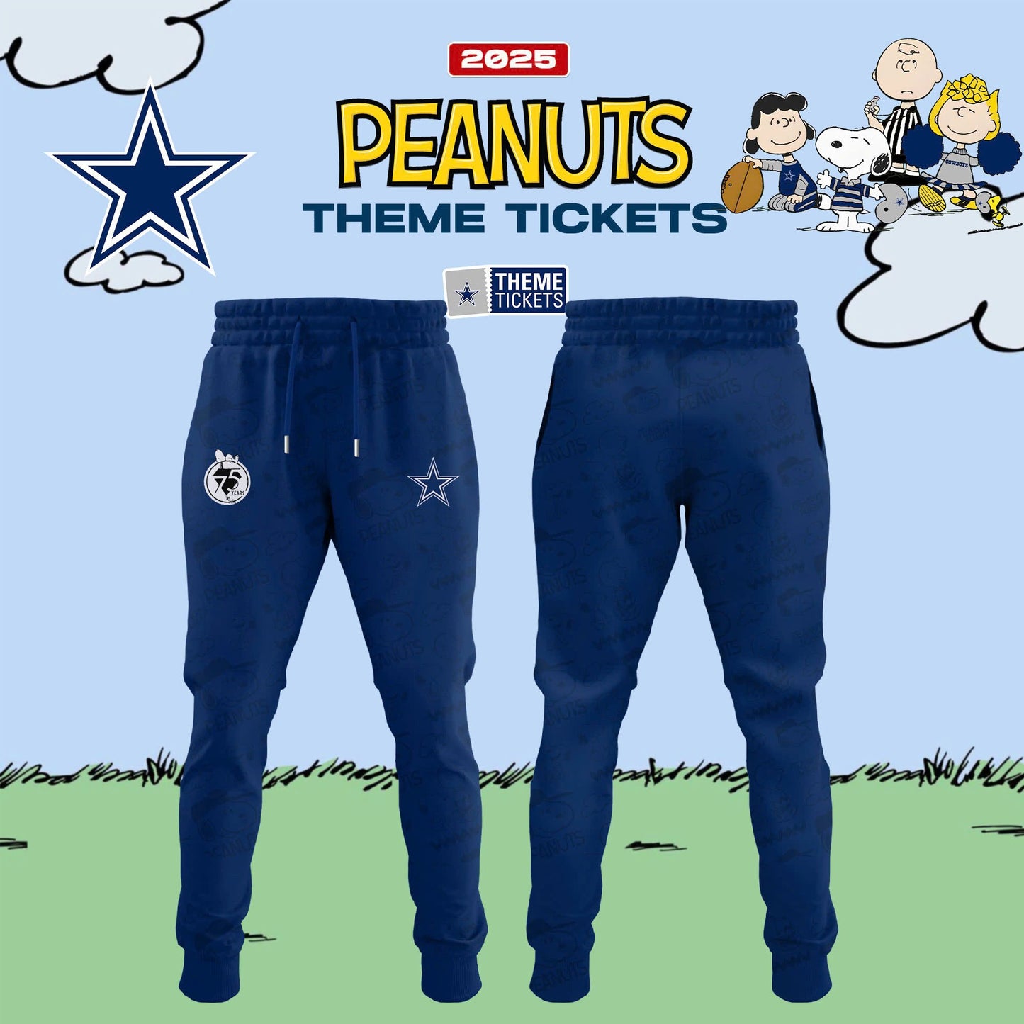 Dallas Cowboys x Peanuts Limited Editions - Hoodie + Joggers + Cap