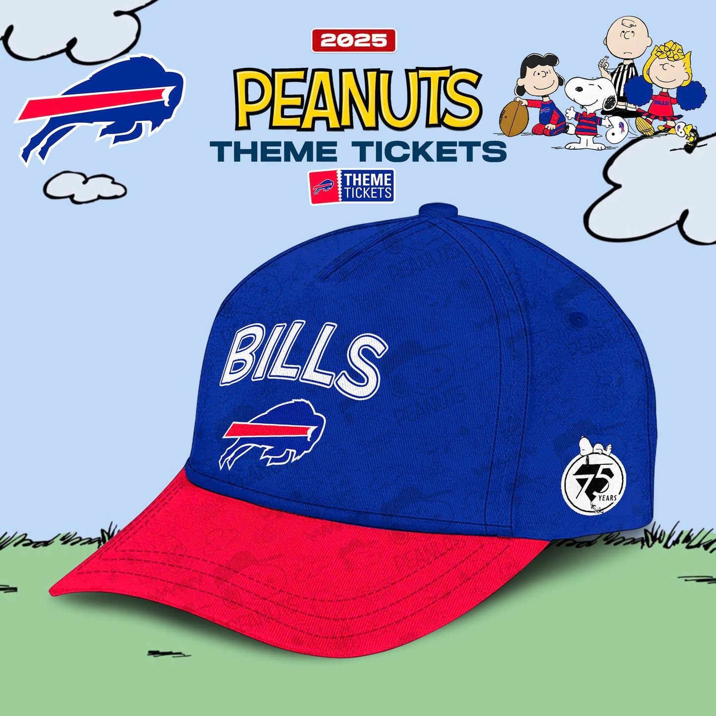 Buffalo Bills x Peanuts Limited Editions - Hoodie + Joggers + Cap