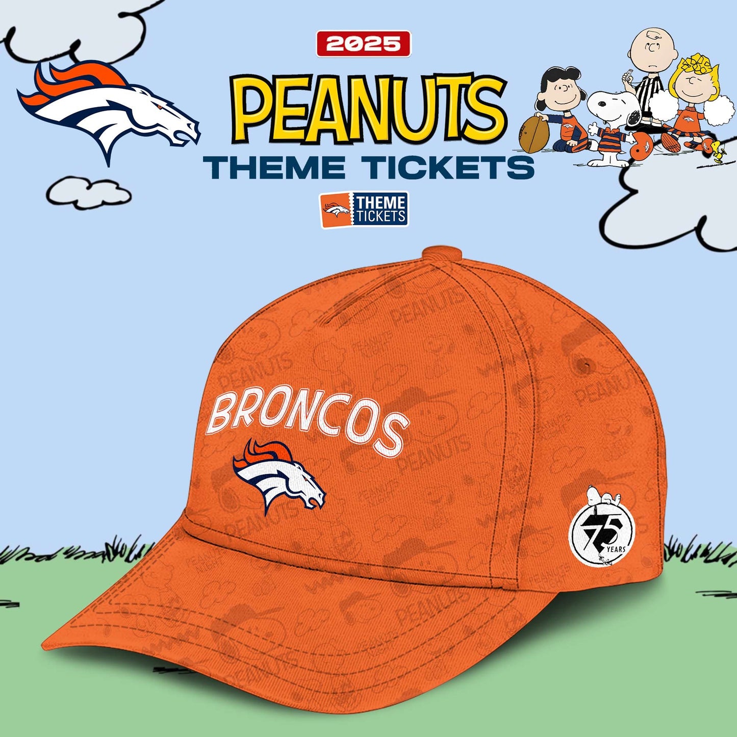Denver Broncos x Peanuts Limited Editions - Hoodie + Joggers + Cap