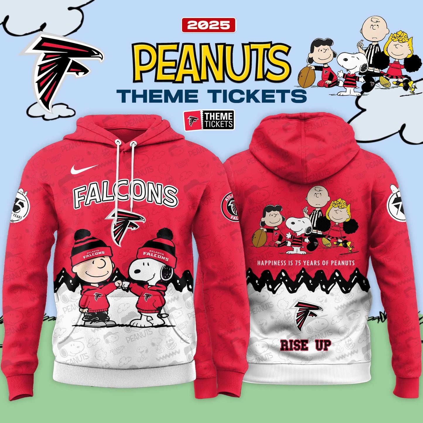 Atlanta Falcons x Peanuts Limited Editions - Hoodie + Joggers + Cap