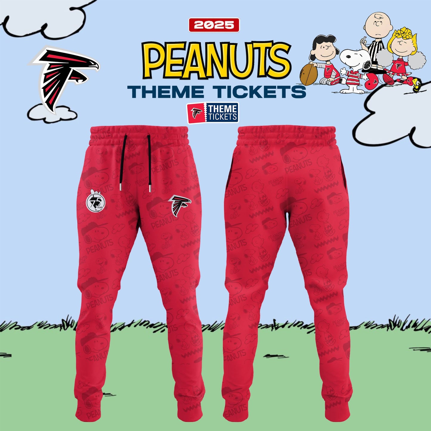 Atlanta Falcons x Peanuts Limited Editions - Hoodie + Joggers + Cap