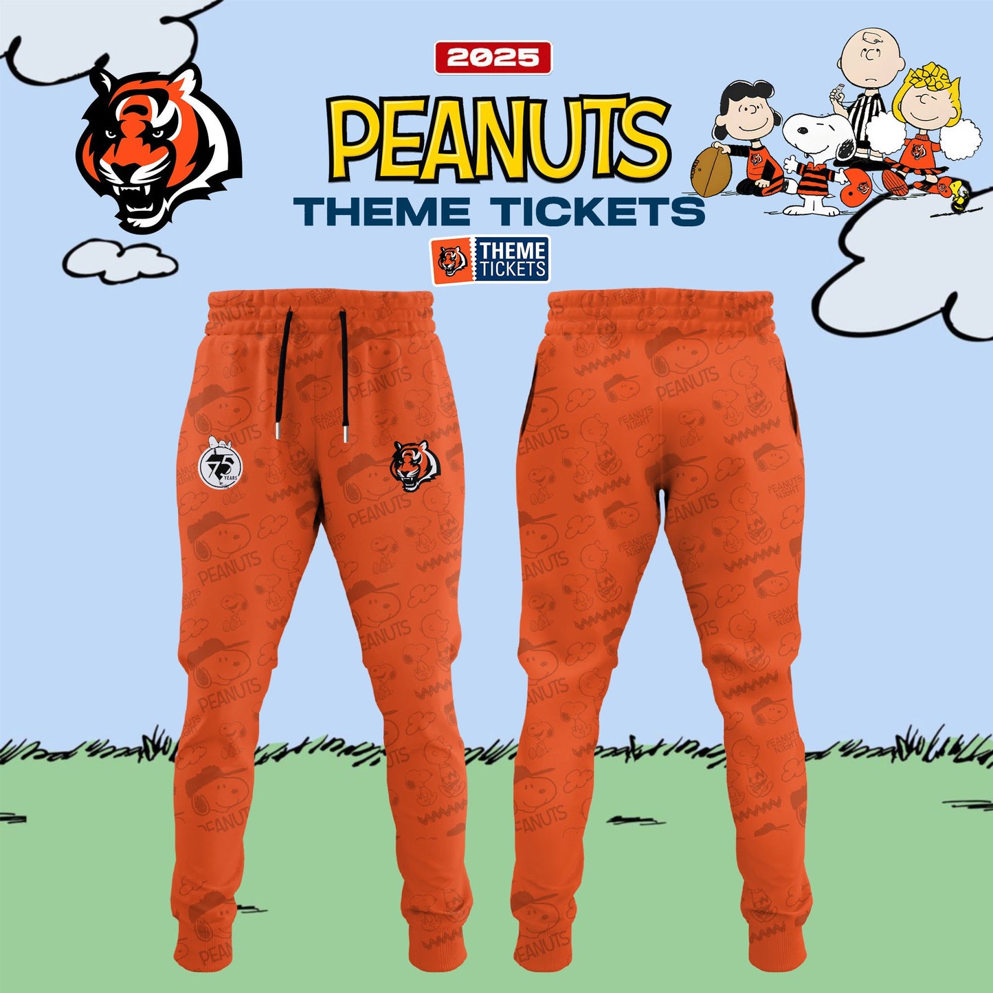 Cincinnati Bengals x Peanuts Limited Editions - Hoodie + Joggers + Cap
