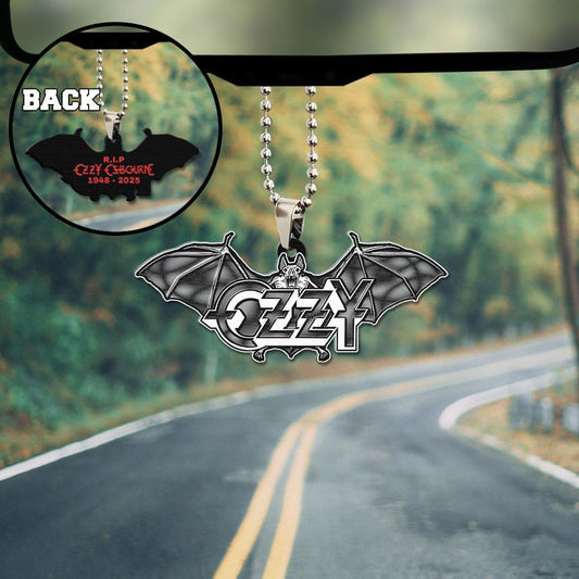 Ozzy Osbourne Custom Shape 1-sided Acrylic Car Ornament