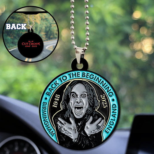 Ozzy Osbourne Custom Shape 1-sided Acrylic Car Ornament