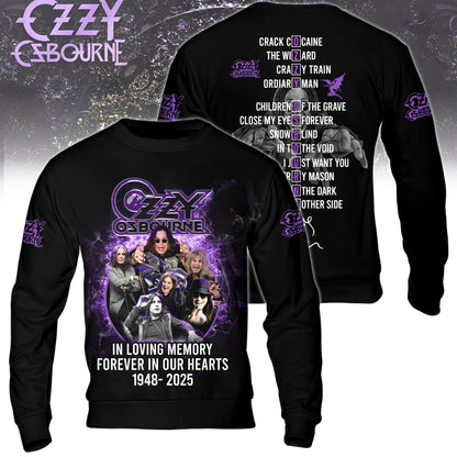 Ozzy Osbourne 3D Apparel Full Style