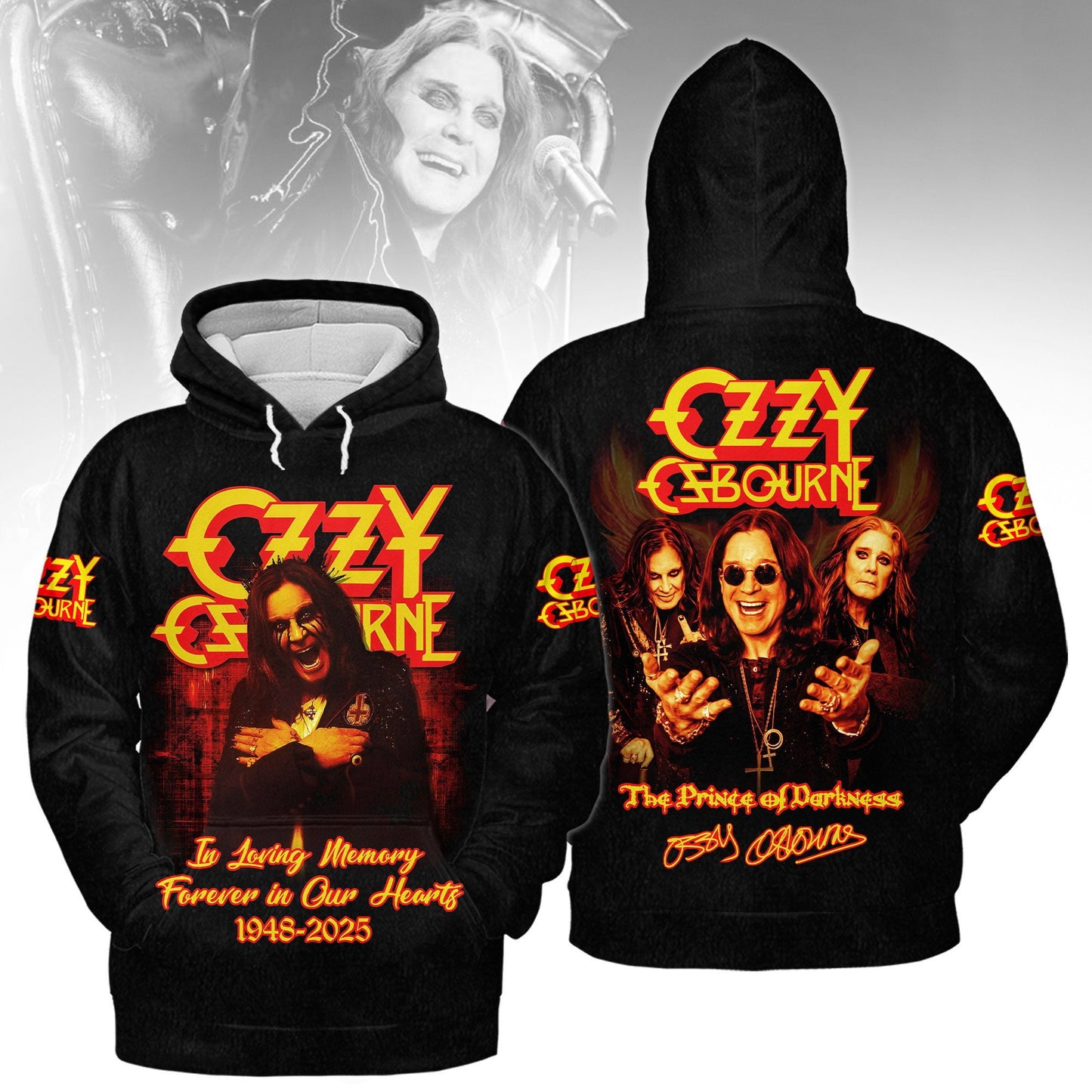 Ozzy Osbourne 3D Apparel Full Style
