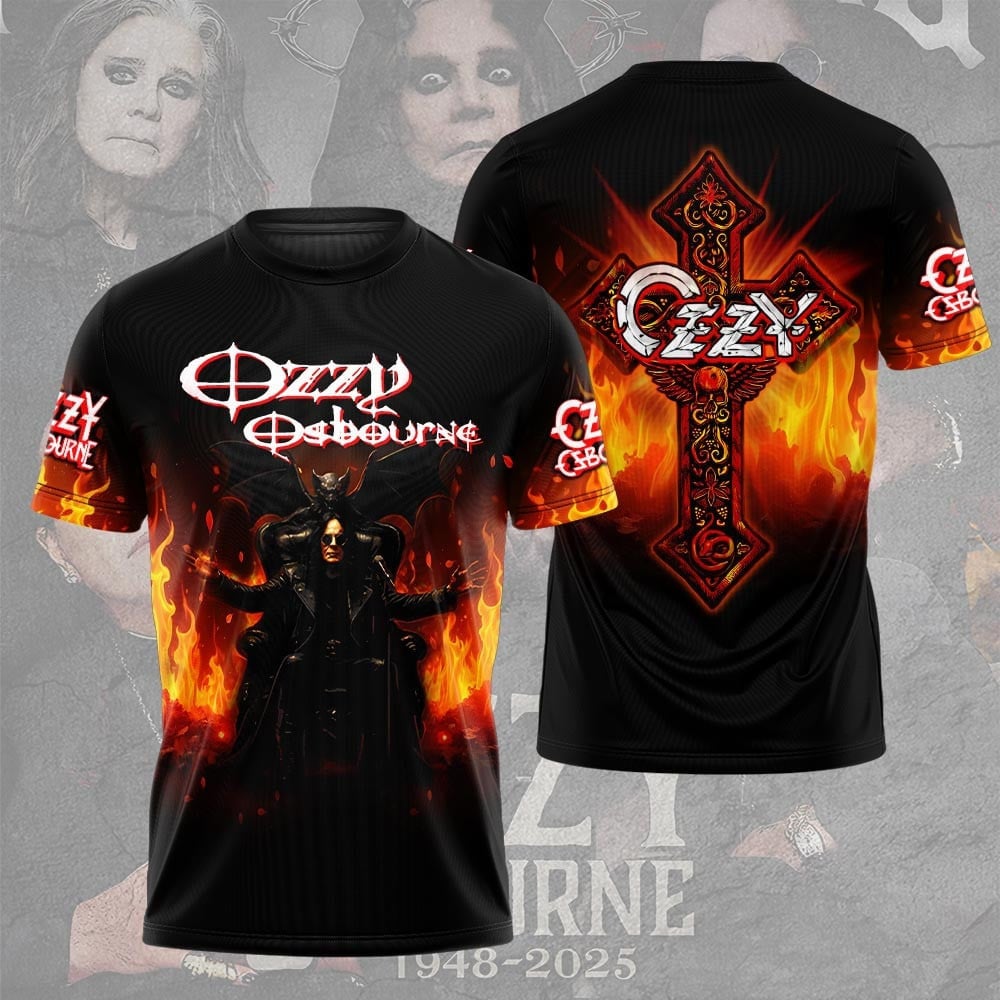 Ozzy Osbourne 3D Apparel Full Style