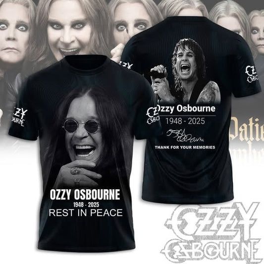 Ozzy Osbourne 3D Apparel Full Style
