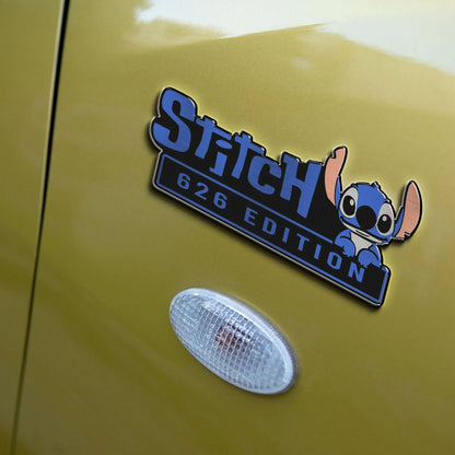 Stitch Experiment 626 Edition Laser Engraved or 3D Inlayed Car Name Badge