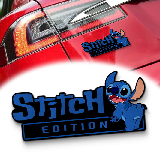 Stitch Experiment 626 Edition Laser Engraved or 3D Inlayed Car Name Badge 3