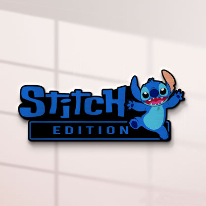 Stitch Experiment 626 Edition Laser Engraved or 3D Inlayed Car Name Badge 4
