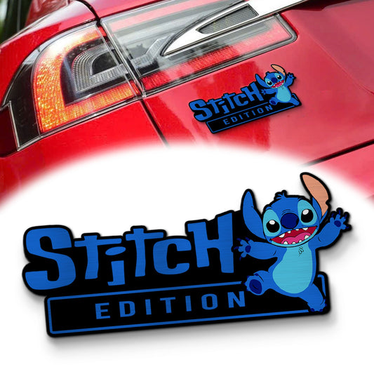 Stitch Experiment 626 Edition Laser Engraved or 3D Inlayed Car Name Badge 4