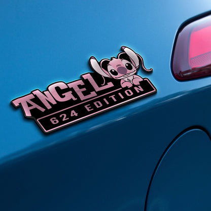 Angel Experiment 624 Edition Laser Engraved or 3D Inlayed Car Name Badge