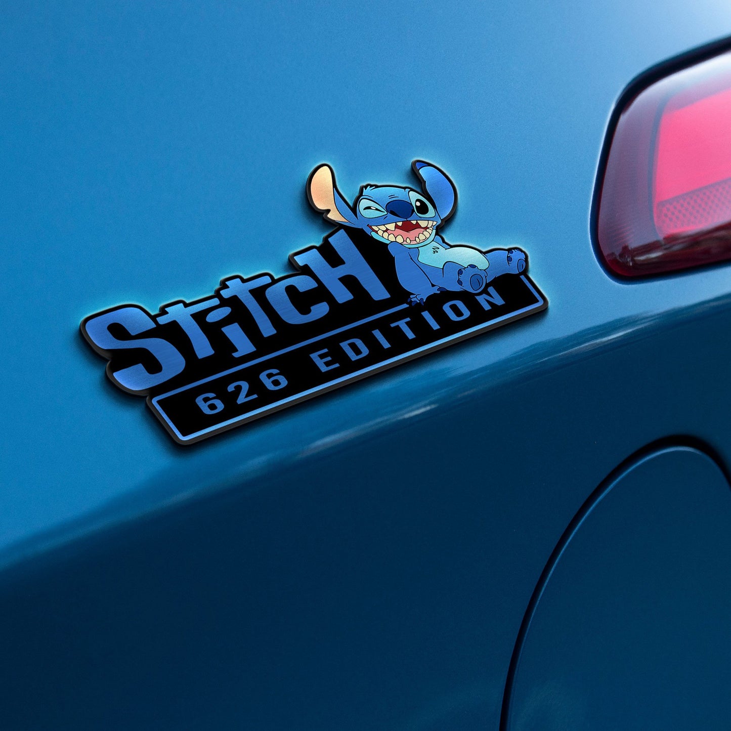 Stitch Experiment 626 Edition Laser Engraved or 3D Inlayed Car Name Badge 6
