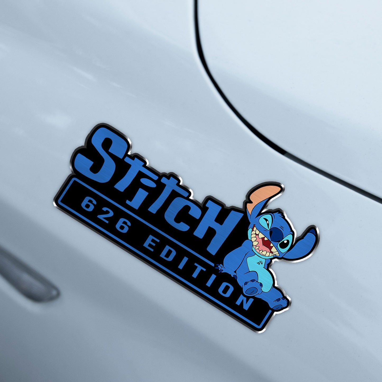 Stitch Experiment 626 Edition Laser Engraved or 3D Inlayed Car Name Badge 6