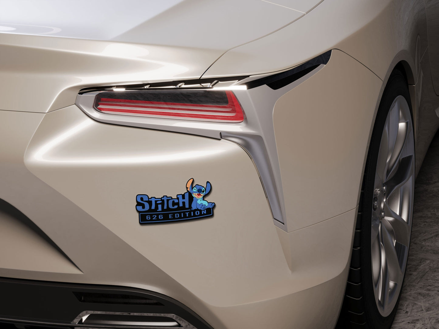 Stitch Experiment 626 Edition Laser Engraved or 3D Inlayed Car Name Badge 6
