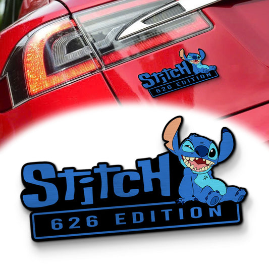 Stitch Experiment 626 Edition Laser Engraved or 3D Inlayed Car Name Badge 6