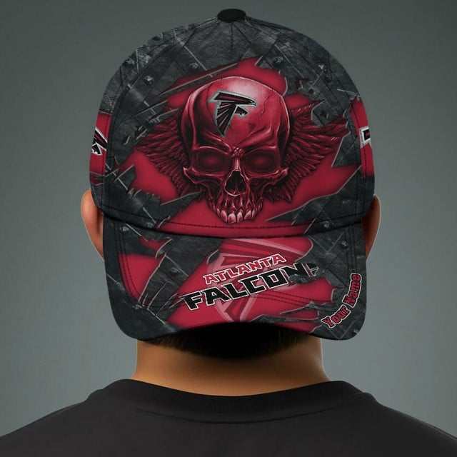 NFL All Team And Skull Art Custom Any Name Clasic Cap Gift For Fan