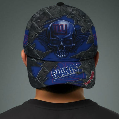 NFL All Team And Skull Art Custom Any Name Clasic Cap Gift For Fan