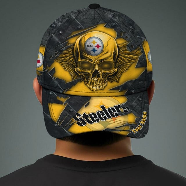 NFL All Team And Skull Art Custom Any Name Clasic Cap Gift For Fan
