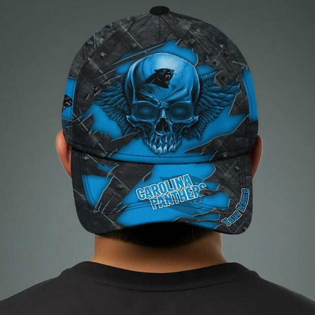 NFL All Team And Skull Art Custom Any Name Clasic Cap Gift For Fan