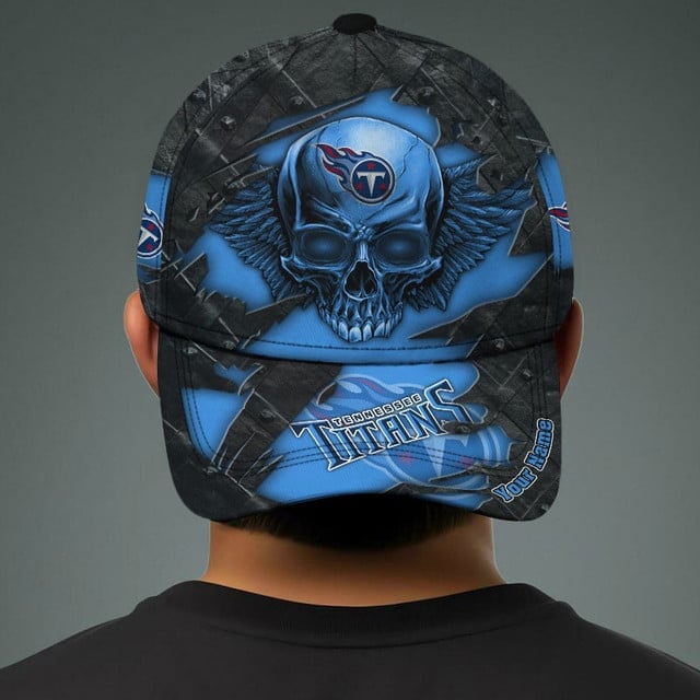 NFL All Team And Skull Art Custom Any Name Clasic Cap Gift For Fan
